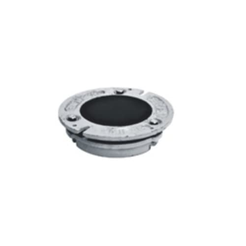 MIFAB® CF42TC Closet Flange With Test Cap, 2 in ID x 4 in OD, Cast Iron