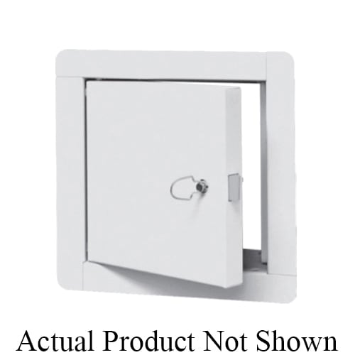 MIFAB® MFRU0808 Uninsulated Fire Rated Access Door, Concealed Hinge, (1) Turn Ring and Key Operator, 8-1/2 in W x 8-1/2 in H Rough Opening