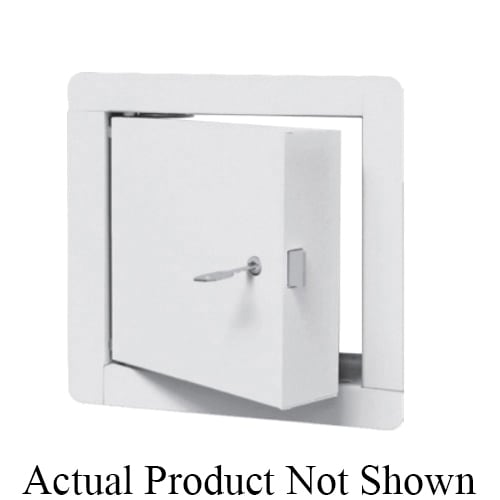 MIFAB® MPFR1212 Insulated Fire Rated Access Door, Concealed Hinge, (1) Turn Ring and Key Operator, 12-1/2 in W x 12-1/2 in H Rough Opening