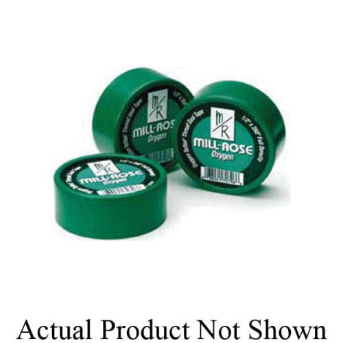 Cleanfit 70850 Full-Density Oxygen Thread Sealing Tape, 260 in L x 1/2 in W x 0.0045 in THK, 2173.9 psi, PTFE, Domestic