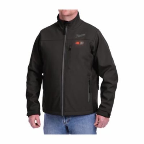 Milwaukee® 201B-21XL M12™ Heated Jacket Kit, XL, Men's, Black, Polyester Outer Material/Brushed Tricot Inner Material