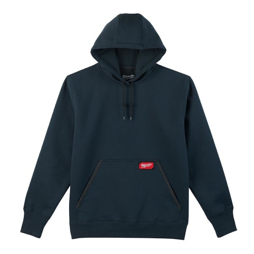 Milwaukee® 350BL-L Heavy Duty Sweatshirt, Men's, L, Blue, Cotton/Polyester