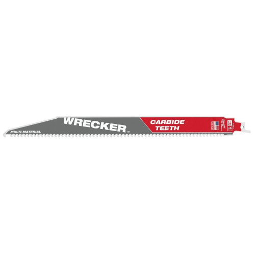 Milwaukee® 48-00-5343 WRECKER™ Multi-Purpose Reciprocating Saw Blade, 12 in L, 6