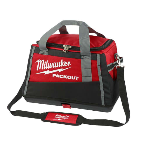 Milwaukee® PACKOUT™ 48-22-8322 Zipper Tool Bag, 1680D Ballistic Nylon, Red