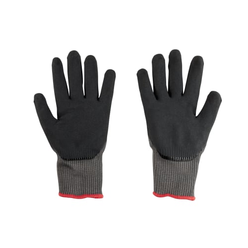 Milwaukee® 48-22-8951 Dipped Gloves, M, Nylon, Knit Cuff, Resists: Cut and Puncture, ANSI Cut-Resistance Level: A5, ANSI Puncture-Resistance Level: 4