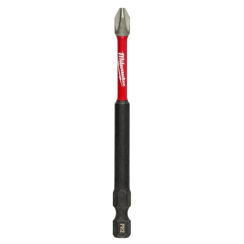 Milwaukee® SHOCKWAVE™ Impact Duty™ 48-32-4791 Impact Power Bit, #2 Phillips® Point, 3-1/2 in OAL, 1/4 in, Alloy Steel