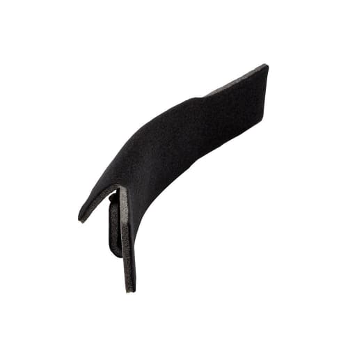 Milwaukee® 48-73-1080 Hard Hat Sweatband, 8-3/8 in L x 3-1/2 in W x 1/8 in H, Black, Elastic/Nylon/Polyester/POM