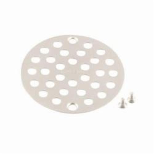 Moen® 102763BN Kingsley™ Tub/Shower Drain Cover, 7/64 in W, 4 in Dia, Brass, Brushed Nickel, Domestic