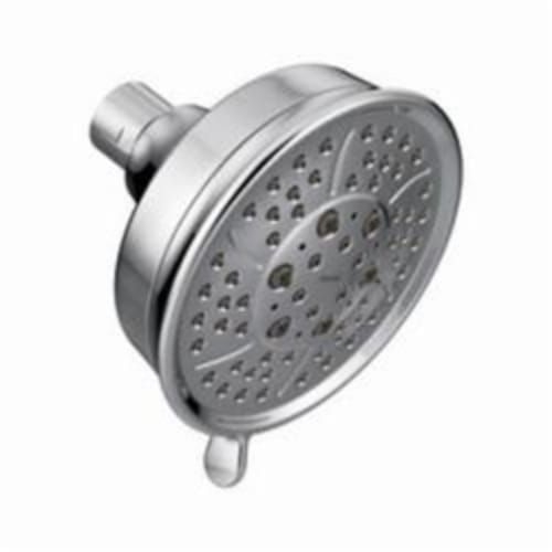 Moen® 3638EP Standard Shower Head, 2 gpm, 4 Sprays, Wall Mount, 4-3/8 x 2-9/16 in Head, Import