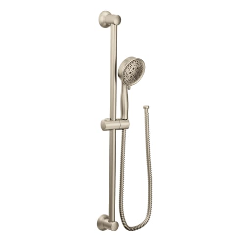Moen® 3667EPBN Hand Shower, 4-3/8 in Dia 4 Shower Head, 2 gpm, 69 in L Hose, Brushed Nickel, Domestic