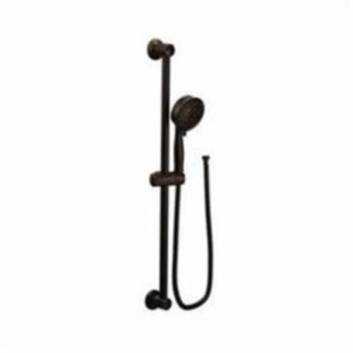 Moen® 3667EPORB Hand Shower, (4) 4-3/8 in Dia Shower Head, 2 gpm, 69 in L Hose, Slide Bar: Yes, Oil Rubbed Bronze, Domestic