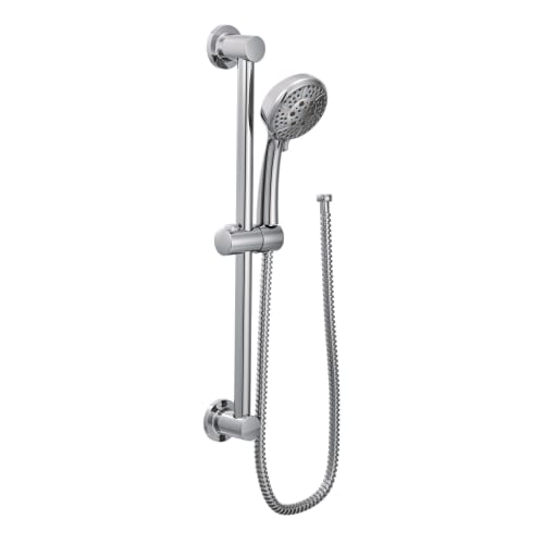 Moen® 3669EP Hand Shower, 4 in Dia 4 Shower Head, 2 gpm, 69 in L Hose, Polished Chrome, Import