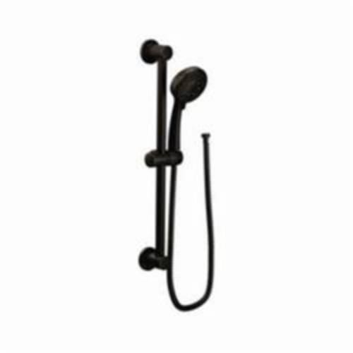 Moen® 3669EPORB Hand Shower, (4) 4 in Dia Shower Head, 2 gpm, 69 in L Hose, Slide Bar: Yes, Oil Rubbed Bronze, Import