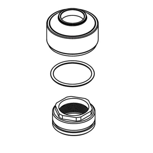 Moen® 52002 Cartridge Nut/O-Ring and Cover, For Use With 8200 Series 2-Handle Lavatory Faucet, Import, Commercial