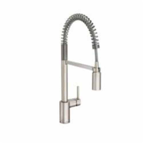 Moen® 5923SRS Align™ Pre-Rinse Spring Kitchen Faucet, 1.5 gpm, Spot Resist® Stainless Steel, 1 Handle, Domestic