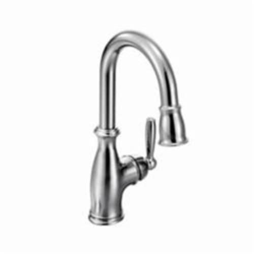 Moen® 5985 Brantford™ Bar Faucet, 1.5 gpm, Chrome Plated, 1 Handle, Domestic