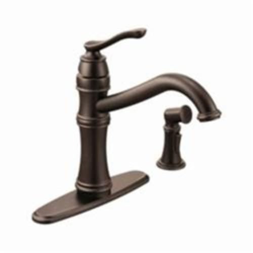 Moen® 7245ORB Belfield™ Kitchen Faucet, 1.5 gpm, 8 in Center, 1 Handle, Oil Rubbed Bronze, Domestic