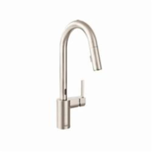 Moen® 7565ESRS Align™ Pull-Down Kitchen Faucet, 1.5 gpm Flow Rate, Spot Resist® Stainless Steel, 1 Handles, 1/3 Faucet Holes, Function: Traditional, Domestic