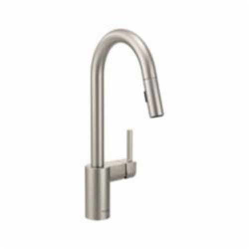 Moen® 7565SRS Align™ Kitchen Faucet, 1.5 gpm, 1/3 Faucet Holes, Spot Resist® Stainless Steel, 1 Handle, Domestic