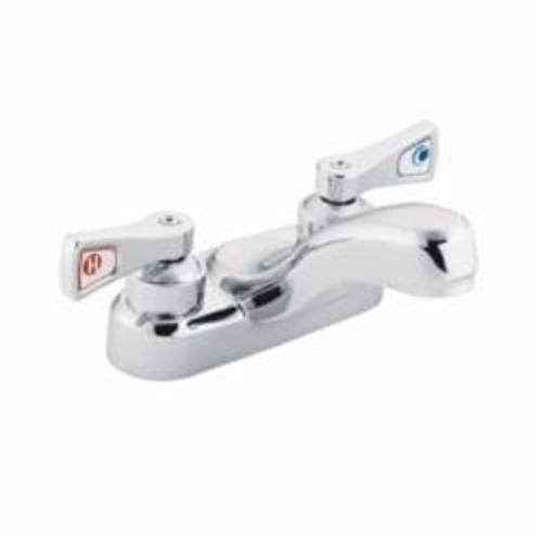 Moen® 8210 Centerset Bathroom Faucet, M-DURA™, Polished Chrome, 2 Handles, 2.2 gpm Flow Rate