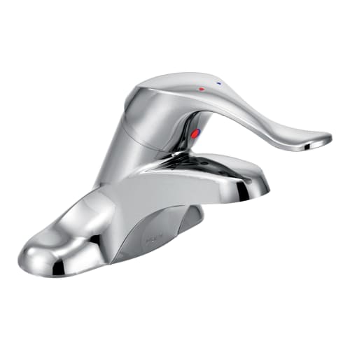 Moen® 8422F05 Centerset Bathroom Faucet, M-BITION™, Polished Chrome, 1 Handle, 0.5 gpm