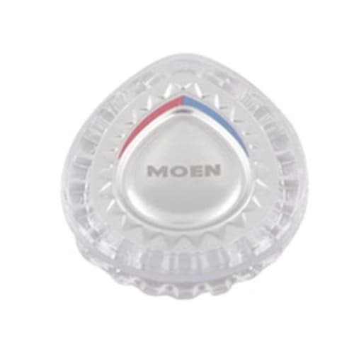 Moen® 91751 Knob Insert Kit, For Use With Moentrol® 3189 1-Handle Lavatory Non-Pressure Balancing Shower, White/Polished Chrome, Domestic