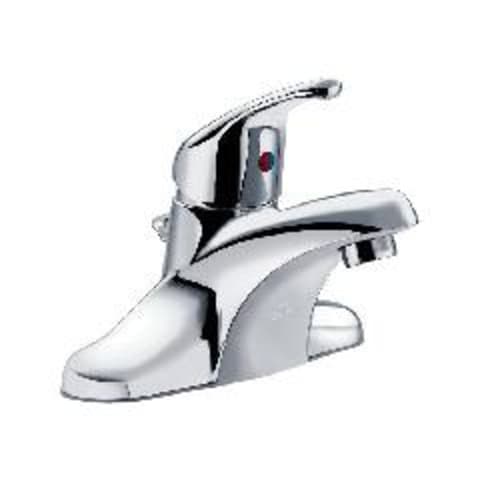 CFG CA40718 Cornerstone™ Bathroom Faucet, Polished Chrome, 1 Handles, Metal Pop-Up Drain, 1.2 gpm Flow Rate