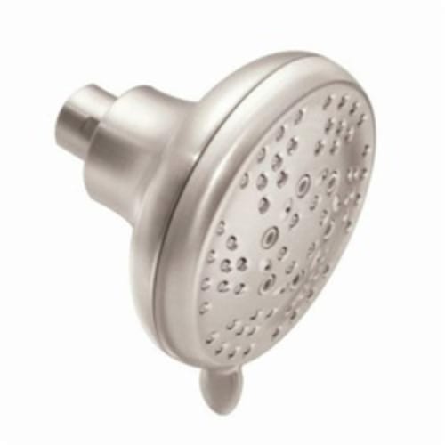 Moen® CL26500BN Shower Head, 2.5 gpm, 5 Sprays, Wall Mount, 4 x 3-11/16 in Head, Import