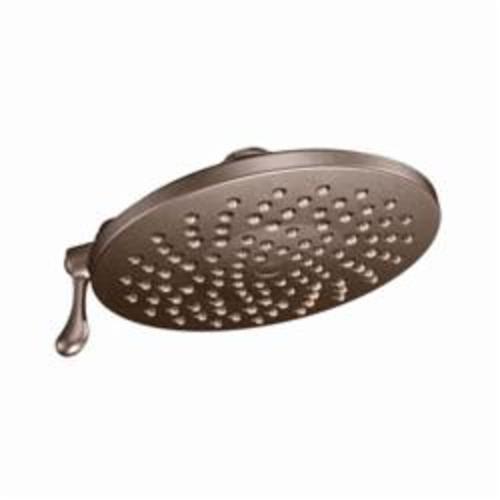 Moen® S6320EPORB Velocity® Raincan Shower Head, 2 gpm, 2 Sprays, Wall Mount, 8 x 3-1/8 in Head, Domestic