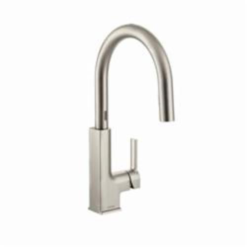 Moen® S72308ESRS STo™ Kitchen Faucet, 1.5 gpm Flow Rate, Spot Resist® Stainless Steel, 1 Handles, 1 Faucet Holes, Function: Traditional, Domestic