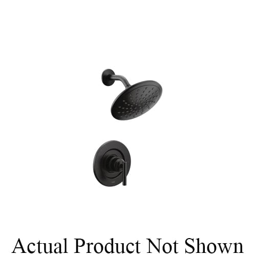 Moen® M-Pact™ T3002EPBL Shower Only Trim, 1.75 gpm Shower, Matte Black