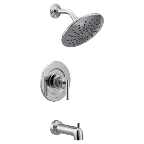 Moen® T3003EP Tub and Shower Trim, 1.75 gpm Shower, Polished Chrome