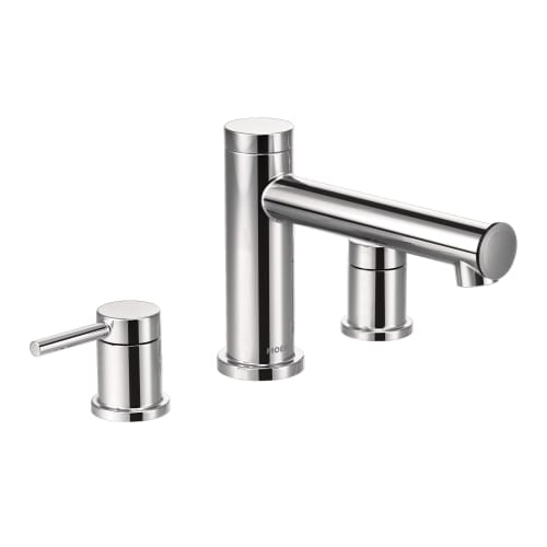 Moen® T393 Align™ Roman Tub Faucet, 10 in Center, Polished Chrome, 2 Handles, Function: Traditional, Domestic