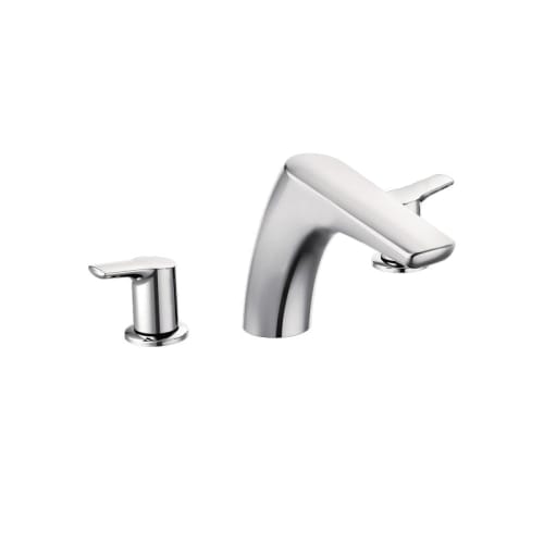 Moen® T986 Method™ Roman Tub Faucet, 10 in Center, Polished Chrome, 2 Handles, Function: Traditional, Domestic