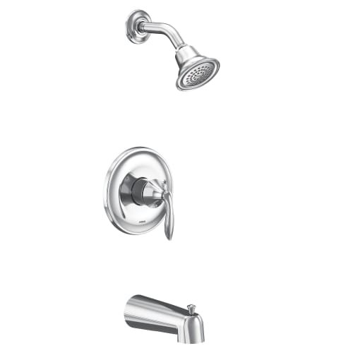 Moen® UT2133EP Tub/Shower Trim, 1.75 gpm Shower, Polished Chrome
