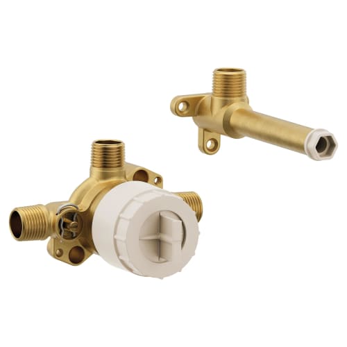 Moen® WMV130CIS M-pact Rough-in Valve, 1/2 in CC/IPS Inlet, 8 gpm Flow Rate, Brass Body, Domestic