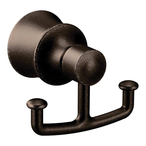 Moen® YB2103ORB Dartmoor™ Robe Hook, 2 Hooks, 3 in OAW x 2-13/32 in OAD, Import