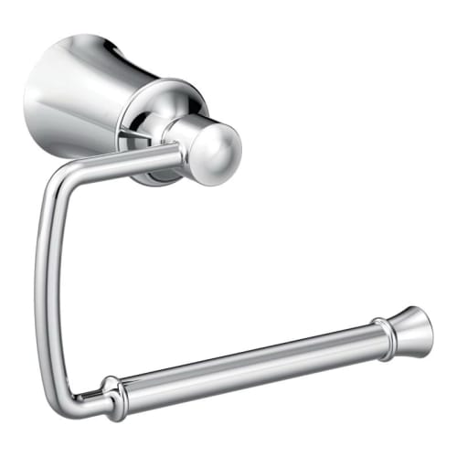 Moen® YB2108CH Paper Holder, Dartmoor™, 4.41 in H, Zinc, Polished Chrome, Import