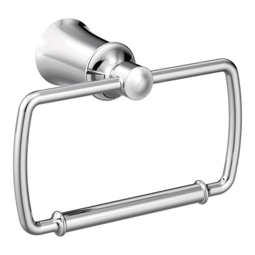 Moen® YB2186CH Dartmoor™ Towel Ring, 3-1/2 in OAD x 4-13/32 in OAH, Import