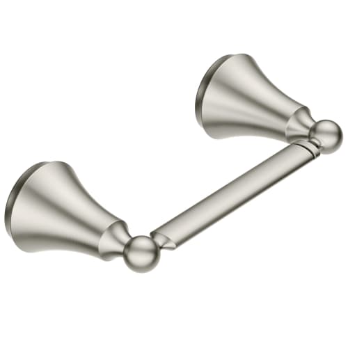 Moen® YB5208BN Pivoting Paper Holder, Wynford™, 7.05 in H, Zinc, Brushed Nickel, Import
