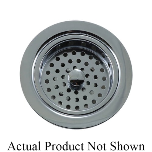 Mountain Plumbing Products MT8799/MB Traditional Duo Basket Kitchen Sink Strainer, 3-1/2 in, Stainless Steel, Matte Black, Import