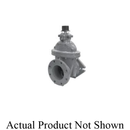 Mueller Co A-2362-19-12 Non Rising Stem Resilient Wedge Gate Valve, 12 in, Mechanical Joint x Flange, 150 lb, Ductile Iron Body