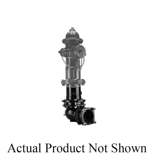 Mueller Co A-423 5-1/4-4'-MJ-Y Fire Hydrant Bury, For Use With Super Centurion® A-423 5-1/4 in Main Valve 1-1/2 in Open Left Pentagon Operating Nut 3-Way Fire Hydrant with 6 in MJ Less Accessory Shoe, Yellow