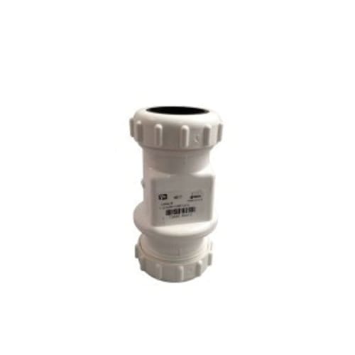 NDS® 1400-15 41CV Sump Pump Check Valve, 1-1/4 to 1-1/2 in, IPS Compression, PVC Body, Import