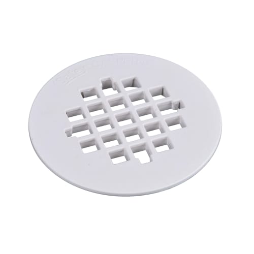 Oatey® 42136 Round Snap-Tite Strainer, 4-1/4 in Nominal, Plastic, White