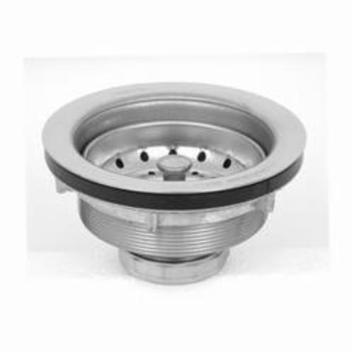 Dearborn® 6 Basket Strainer, Stainless Steel, Polished Chrome