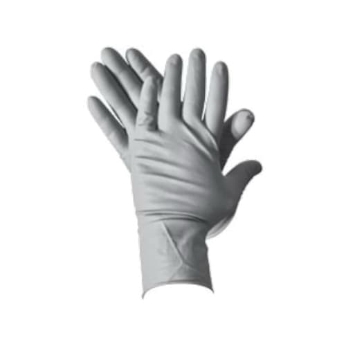 PASCO 952 Professional Grade Disposable Gloves, L, 50 mil Latex, Blue, Non-Powdered