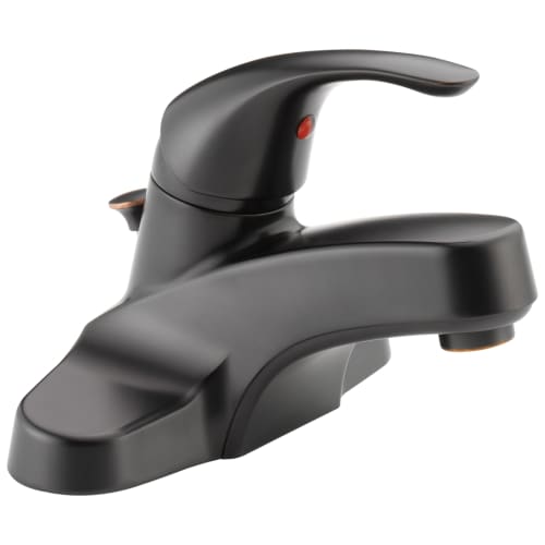 Peerless® P188620LF-OB-M Centerset Lavatory Faucet, Oil Rubbed Bronze, 1 Handles, Pop-Up Drain, 1.2 gpm Flow Rate