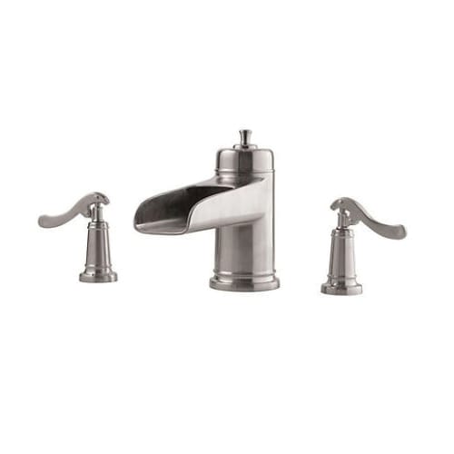 Pfister® RT6-5YPK Professional Grade Roman Tub Trim, Ashfield™, 15 to 18 gpm Flow Rate, 8 to 15 in Center, Brushed Nickel, 2 Handles, Function: Traditional