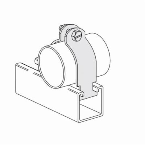 PHD S2012AEG I.P Pipe Clamp, 5 in, 200 lb Load, Carbon Steel